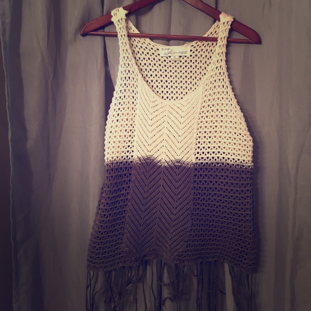 NWOT size M crochet top
