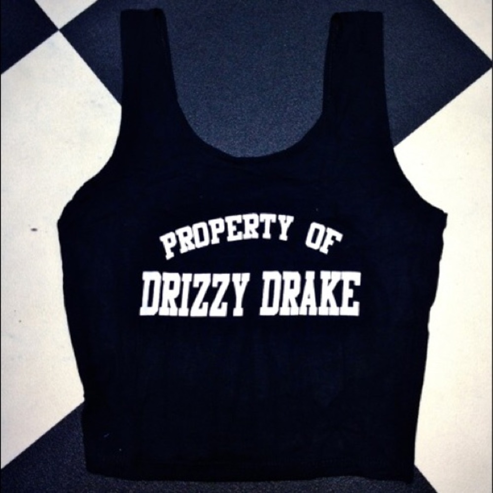 Property of Drizzy Drake crop top
