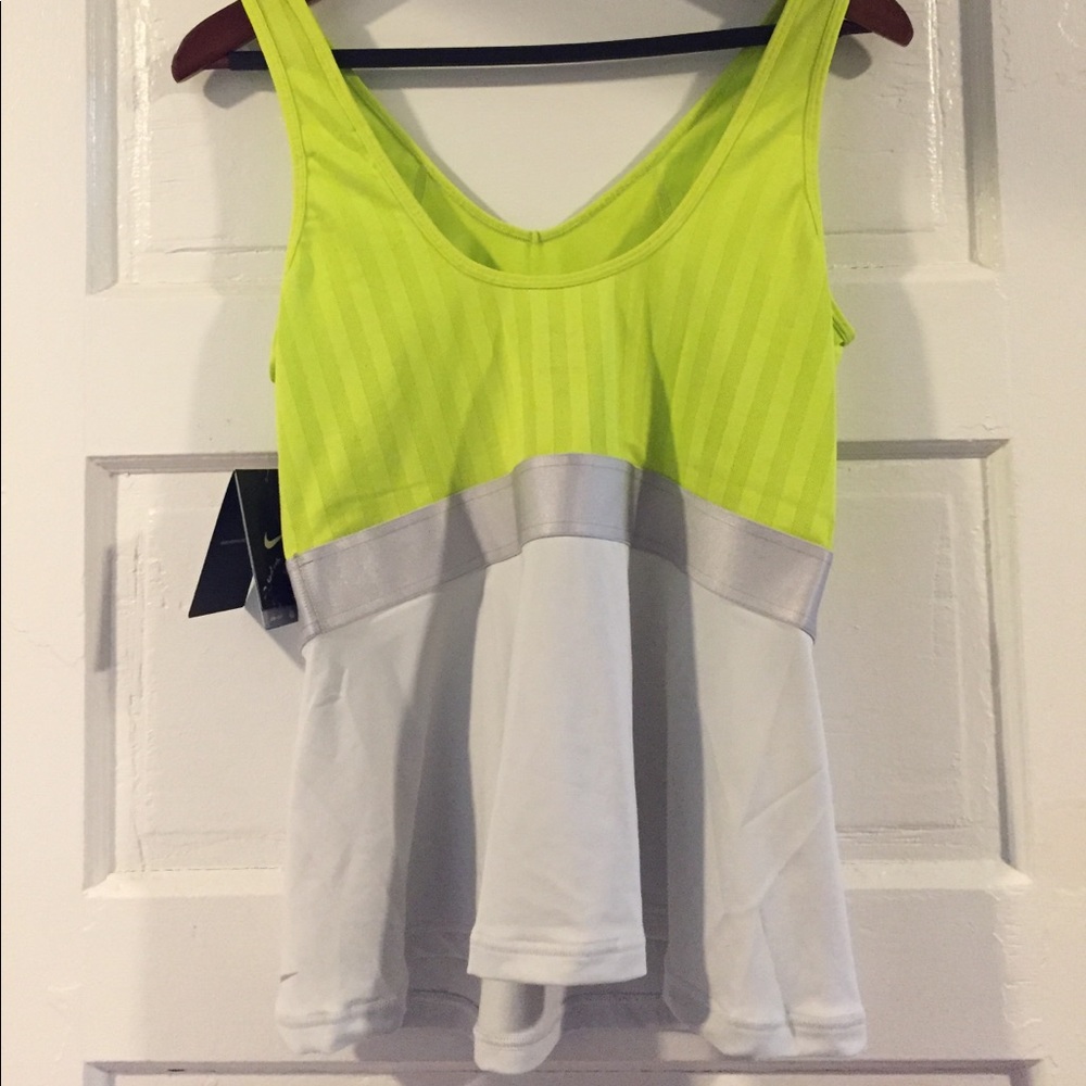NWT Nike Dri-Fit Neon Workout Top