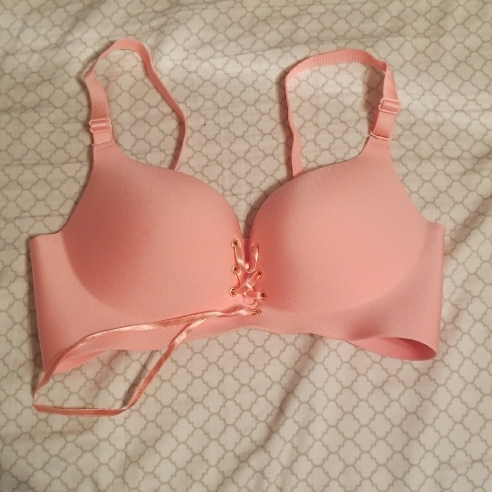 Coral/peach Bra