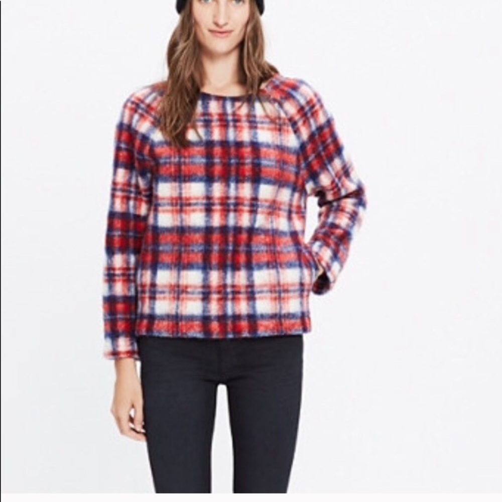 Madewell plaid sweater