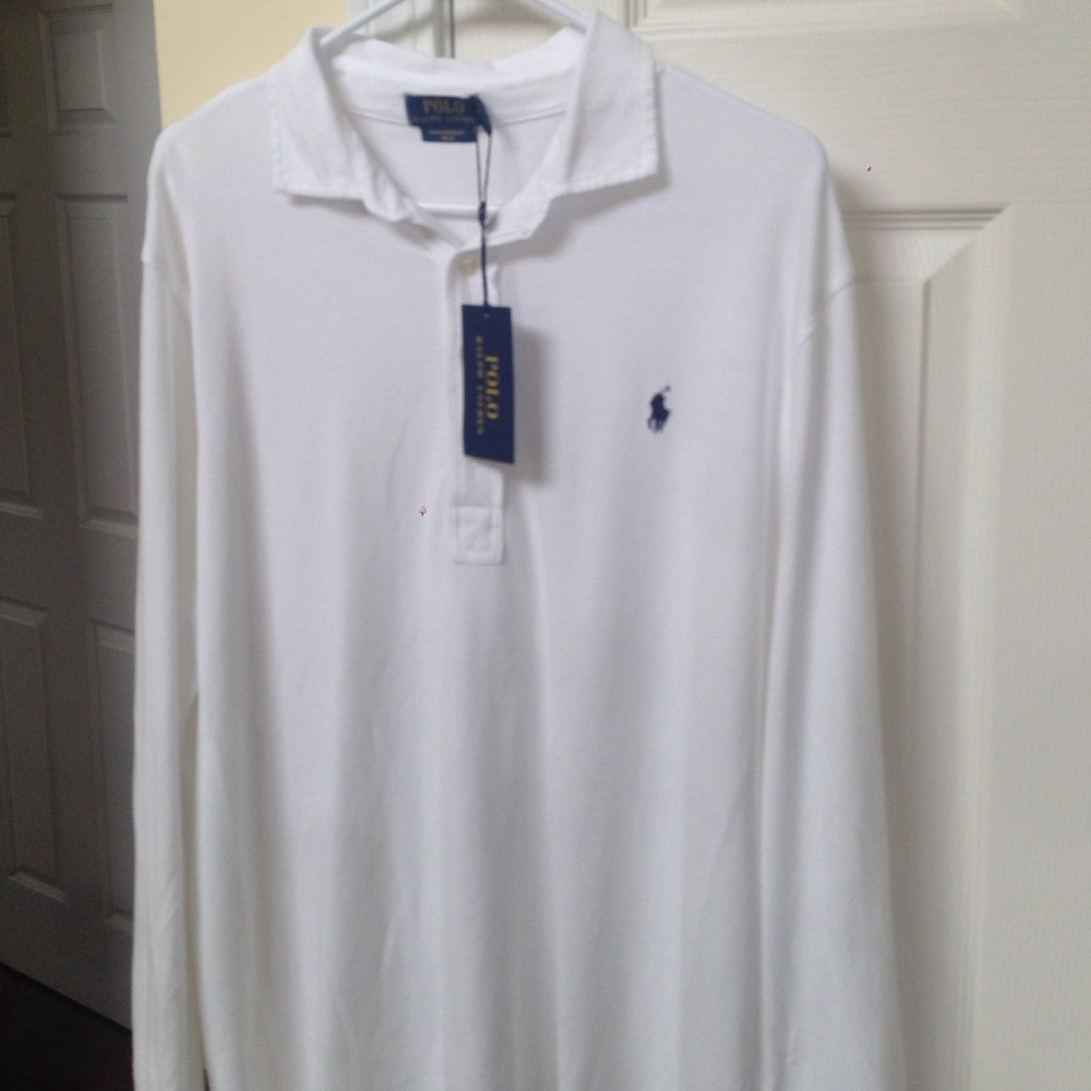 Men's Polo Ralph Lauren Feather Mesh L/s polo