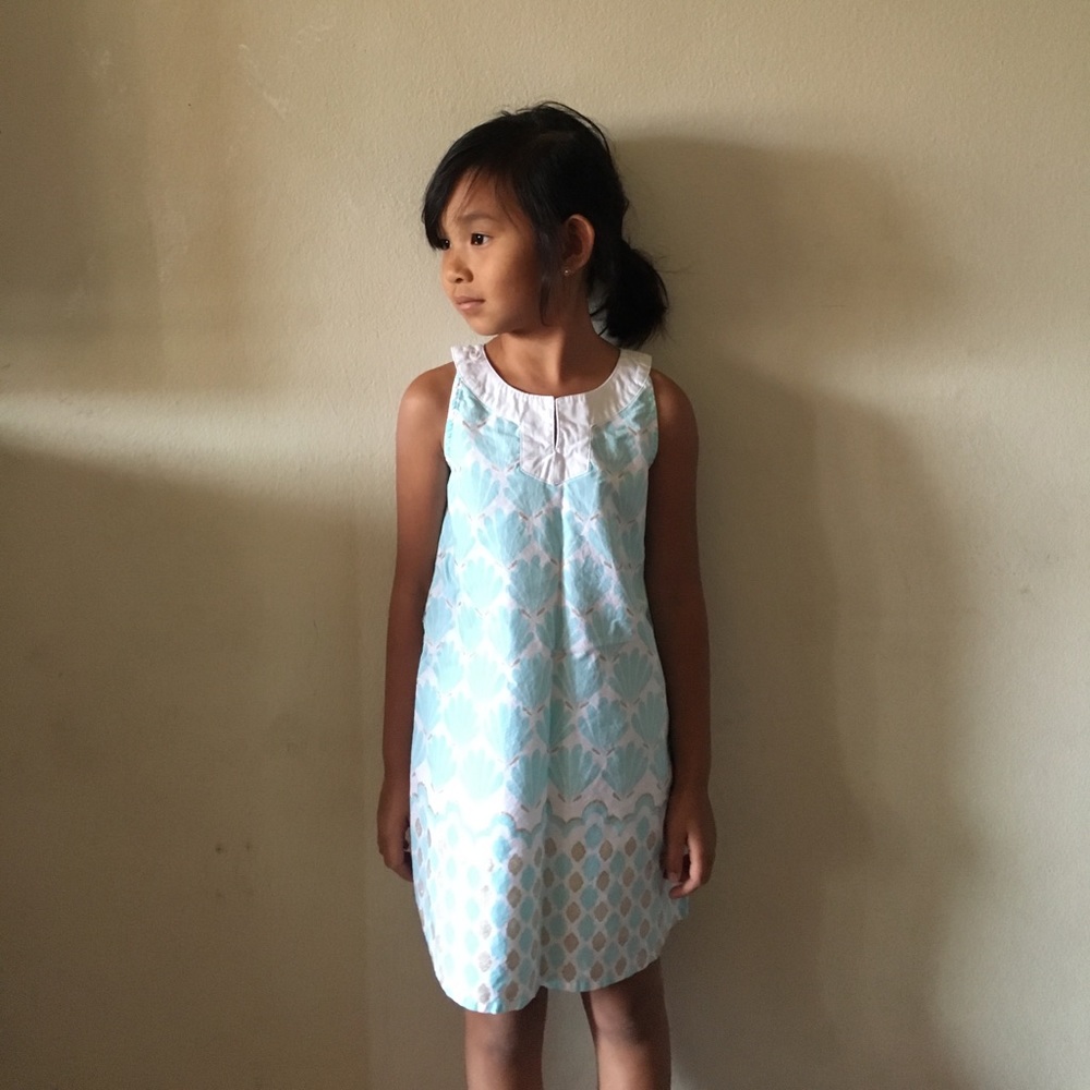 GYMBOREE MINT SHELL DRESS A-LINE CUT 6