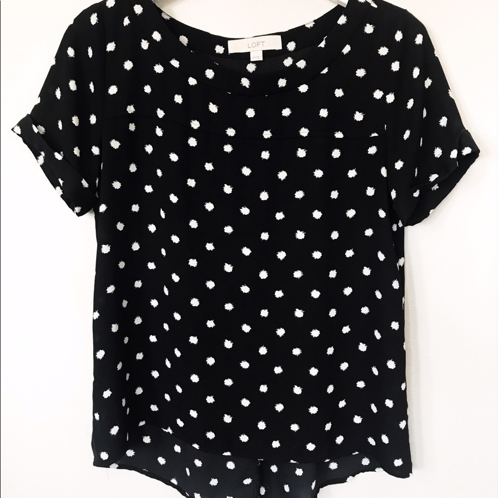 Loft Polka Dot Top