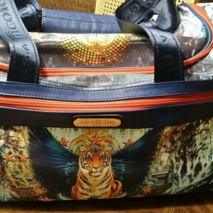 Nicole lee duffle tote bag.
