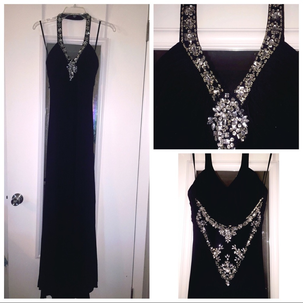 Black Formal Dress. Size 7/8