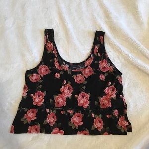 Forever 21 floral tank top