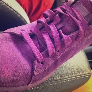 Purple Suede Pumas