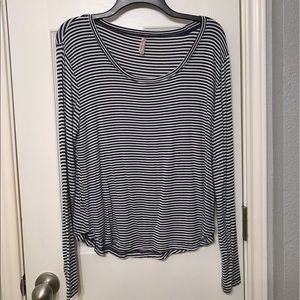 Striped long sleeve top !!