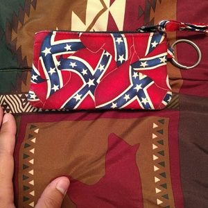 Rebel Flag coin purse