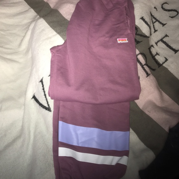 Pink y VS  boyfriend sweat pants 👖NWOT - Picture 4 of 7