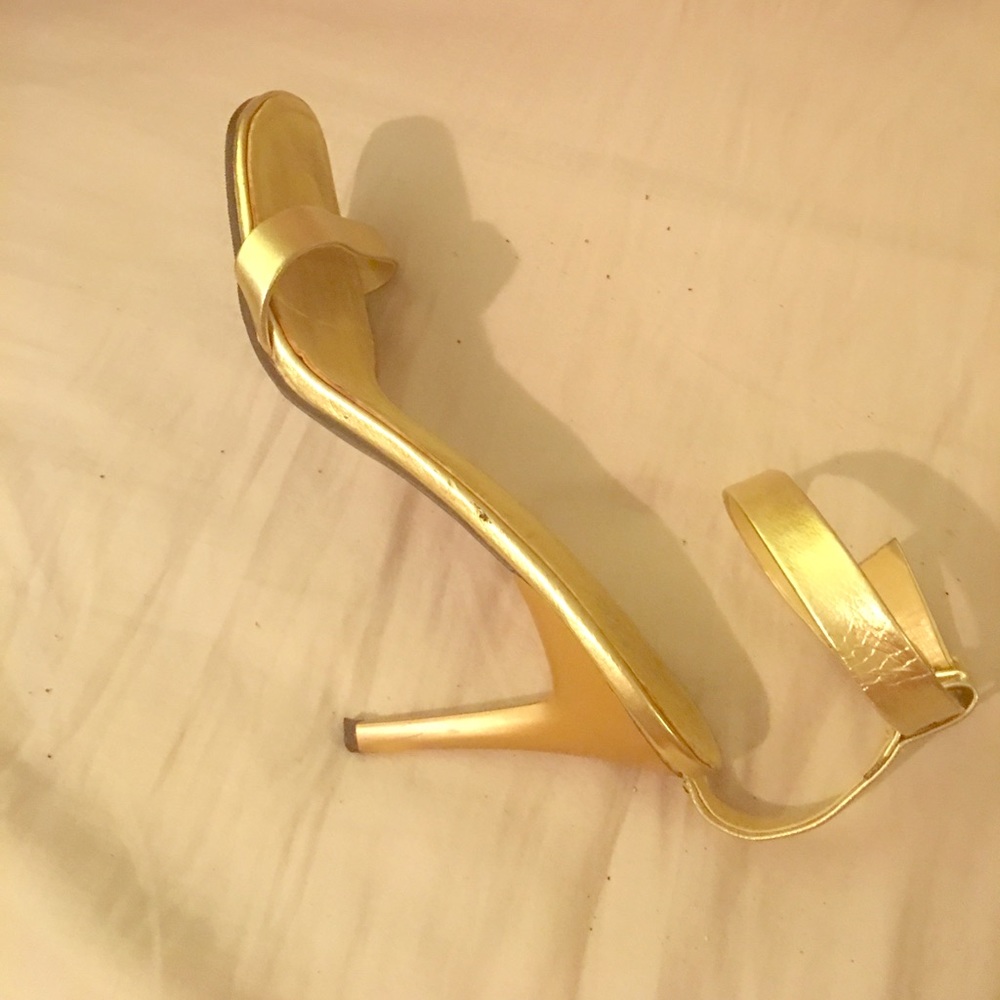 Shimmer Gold Strappy Sandal