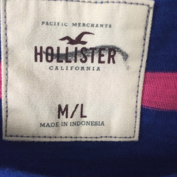 🌼Hollister Blue Flowy Crop Top - Picture 5 of 8