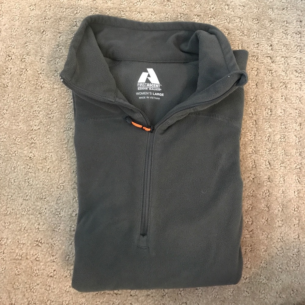 Eddie Bauer women's fleece pullover -- L