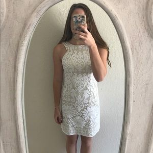 Lilly Pulitzer White Lace Dress