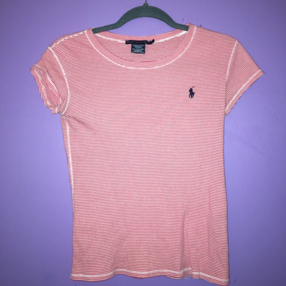 Red and White striped shirt