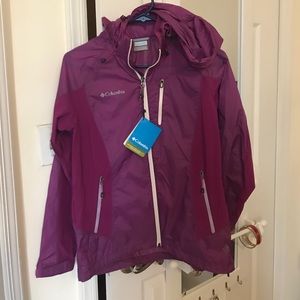 Pink Columbia shell jacket