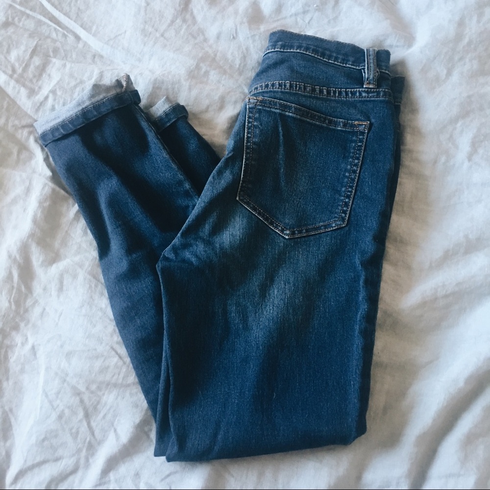 Free People skinny/straight jeans