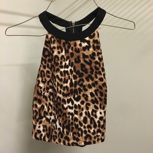 Animal print top