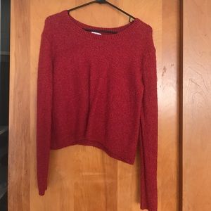 Burgundy BP light weight sweater.