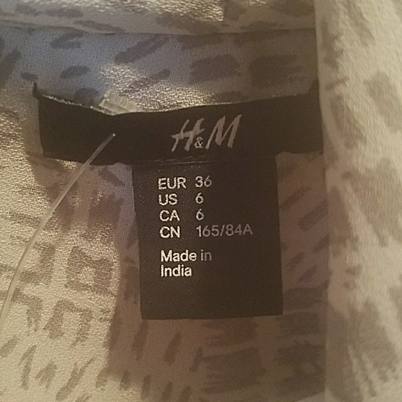 H&M Grey Patterned Dress - Picture 3 of 3