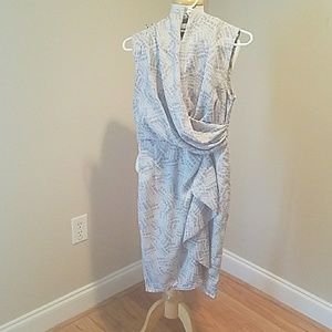 H&M Grey Patterned Dress
