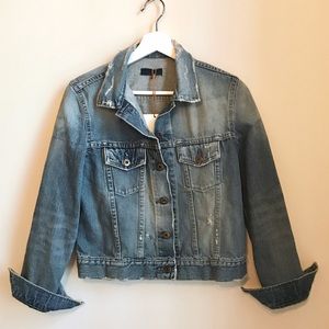 Simon Miller distressed Jean Jacket