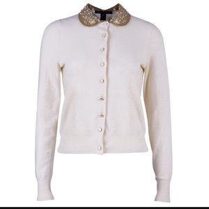 CCO 🎉 Marc by Marc Jacobs cardigan w gold collar
