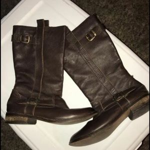 Brown Leather Boots