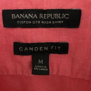 Banana Republic Custom Wash Camden Fit Shirt
