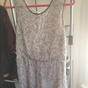 Free People Beaded Romper Size 8