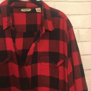 Red flannel shirt by Salt