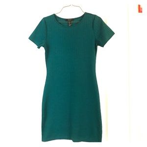 Forever 21 Teal Body-con Dress