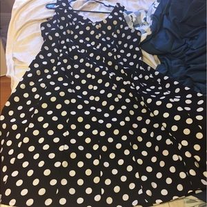 Polka Dot Black and White dress