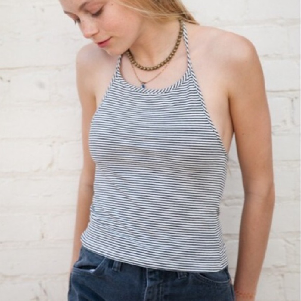 John Galt SACHI halter crop top