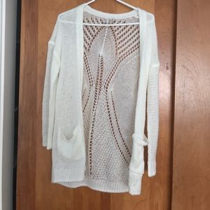 Lightweight white cardigan from Nordstrom.