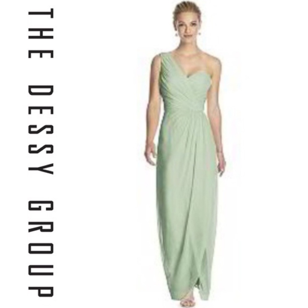 Dessy bridesmaid dress style 2905 in celadon sz 8