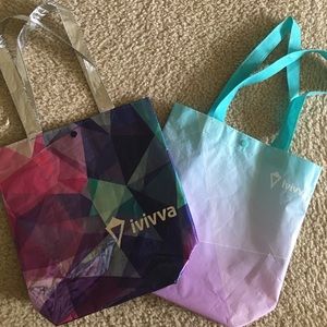 Two brand new reusable ivviva tote bags!