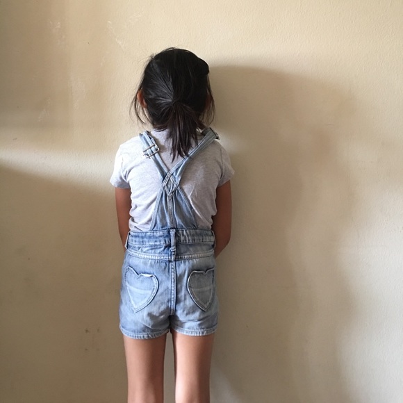 H&M HEART POCKET OVERALLS 4-5y - Picture 2 of 5