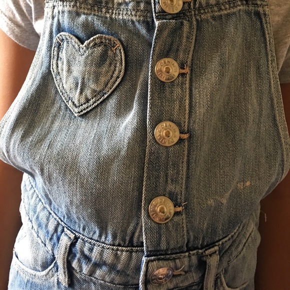H&M HEART POCKET OVERALLS 4-5y - Picture 3 of 5