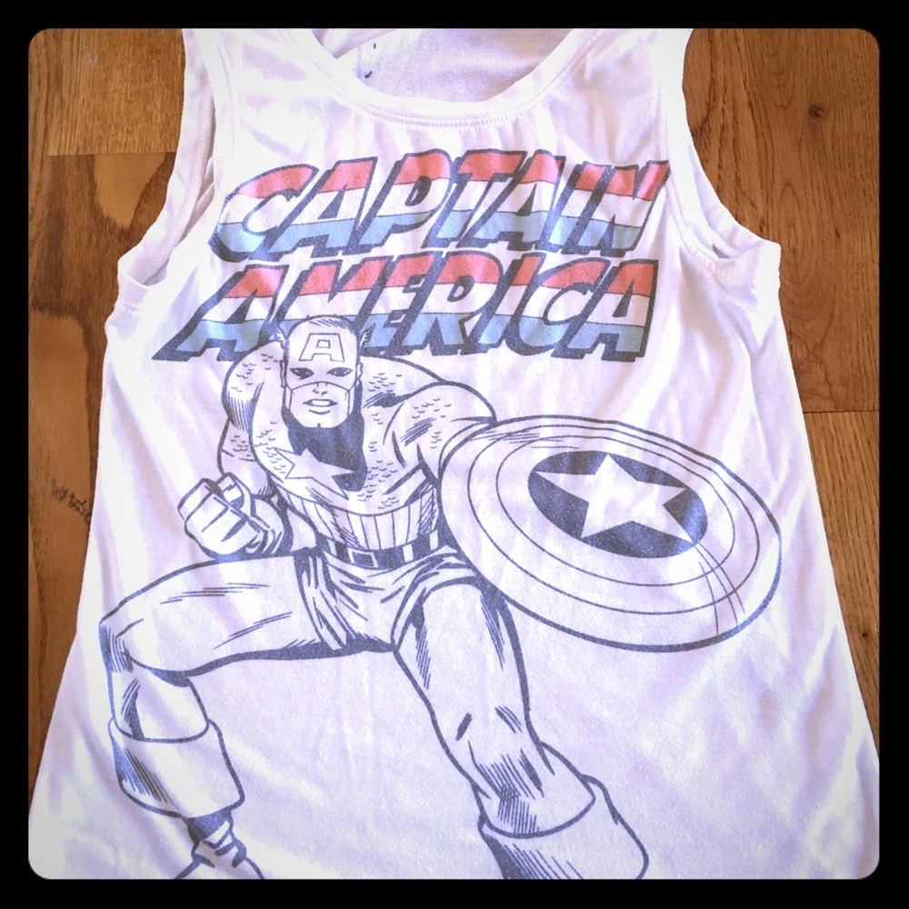 Captain America Muscle Tee