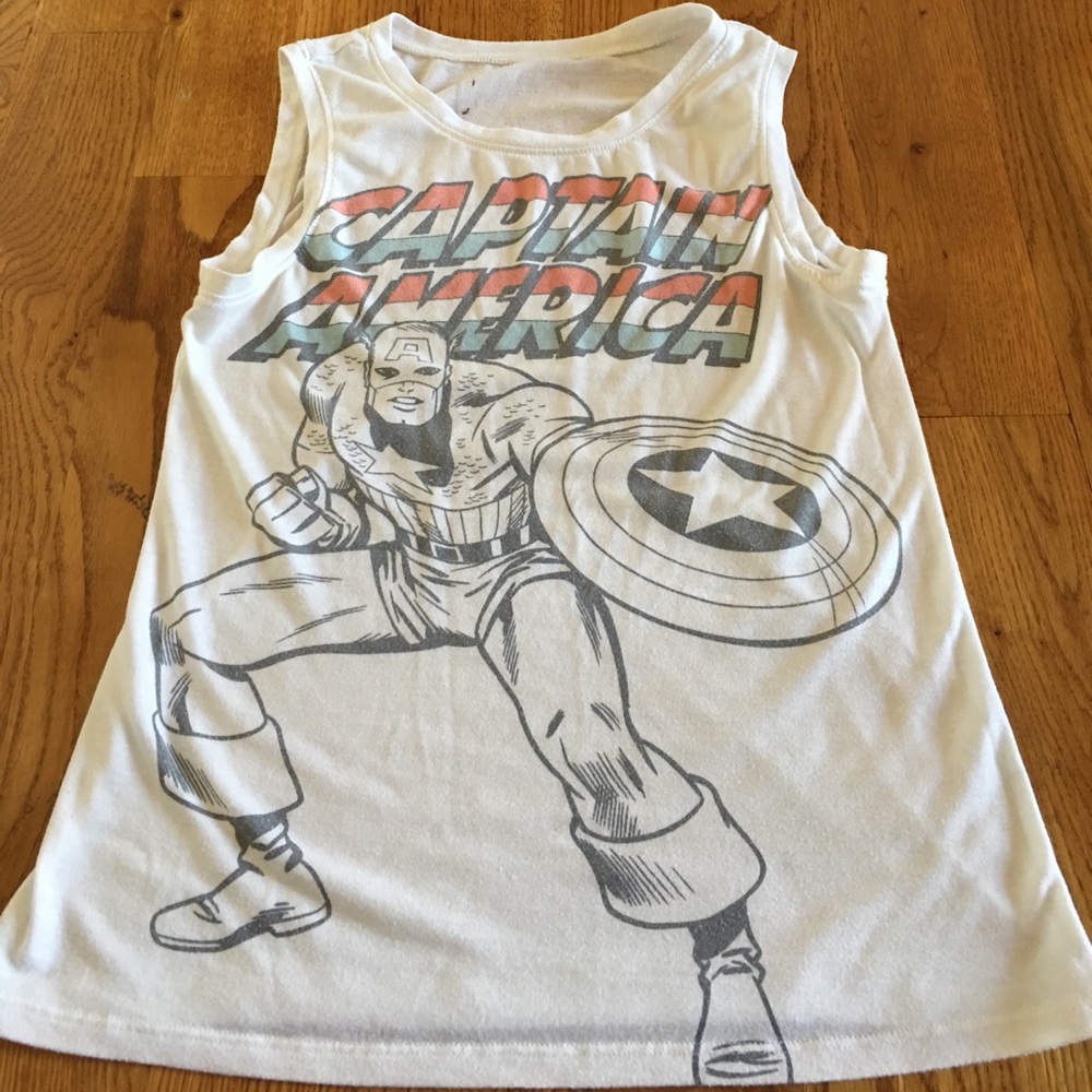 Captain America Muscle Tee - Picture 2 of 3