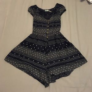 Blue romper never worn!!