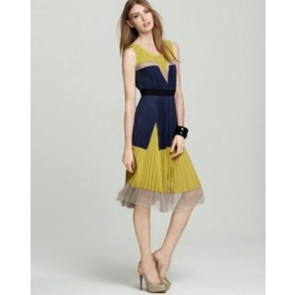 Lucea color-blocked dress by BCBG. - Picture 3 of 4