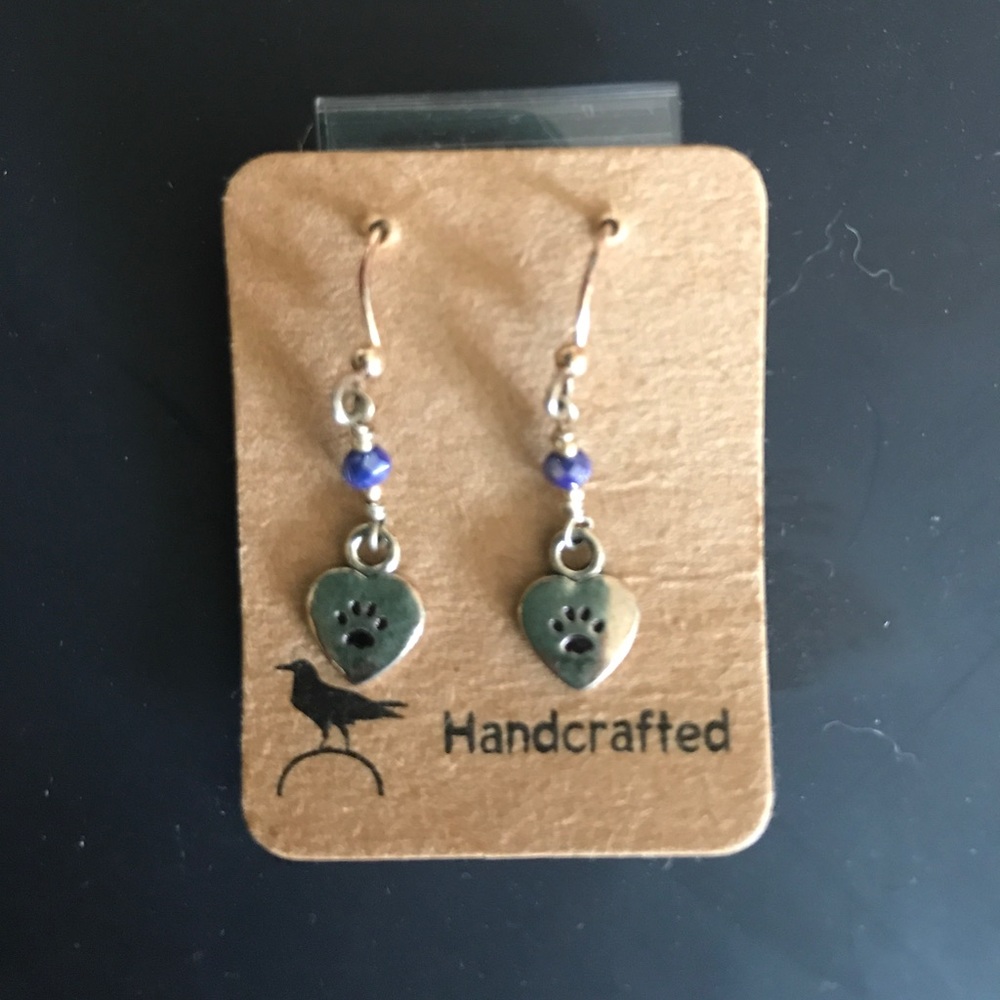 Long dangling earrings