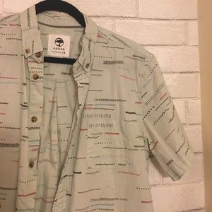 Hipster short sleeve button down.