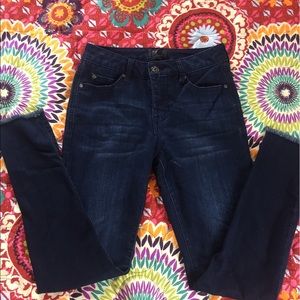 Cropped High Rise Skinny Jeans