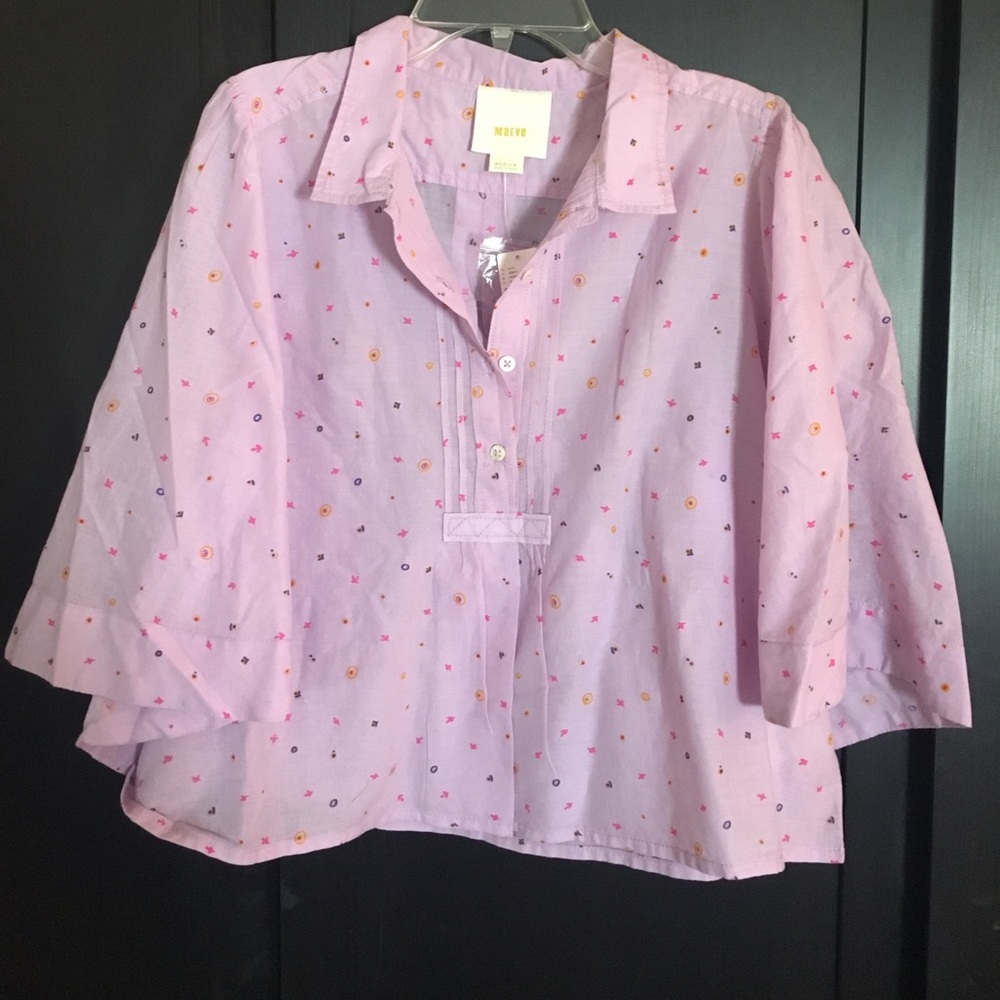 Flowy cropped blouse!