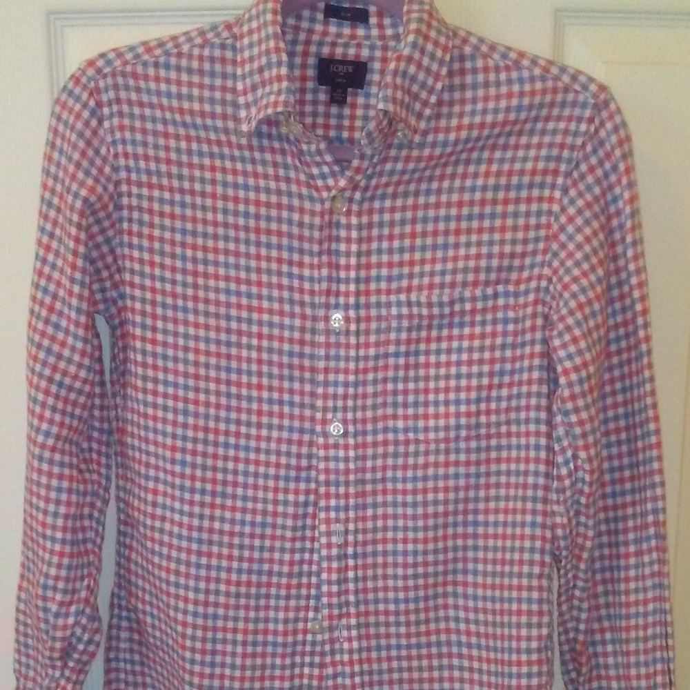 JCrew Linen Button Down Shirt