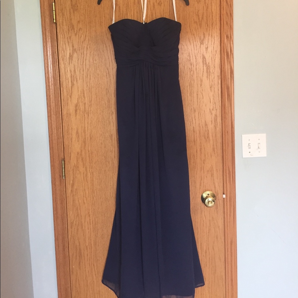 Navy Blue Bridesmaid dress